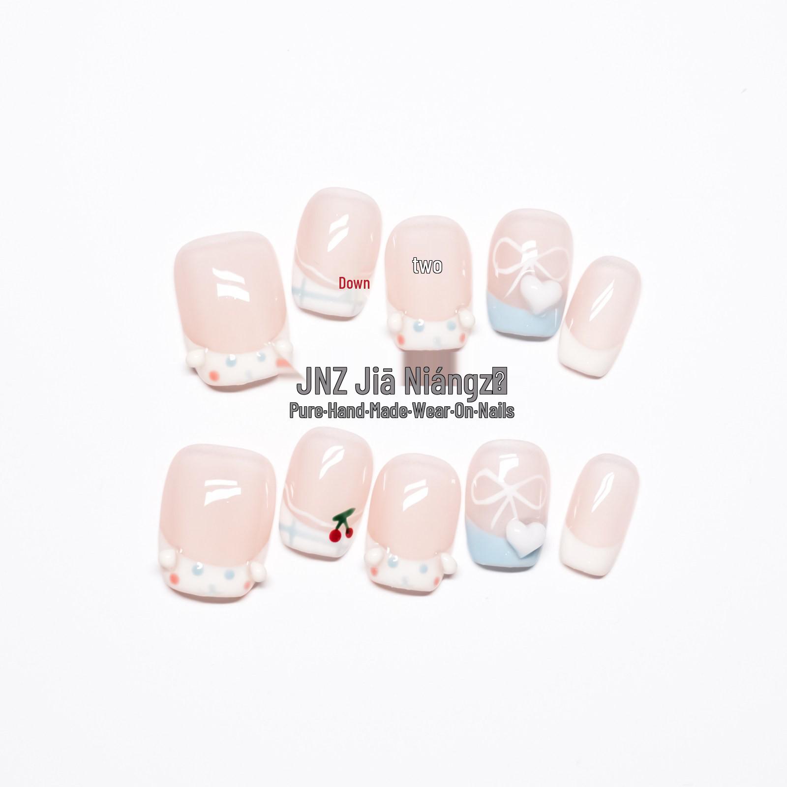 

Новые квадраты для нейл-арта в макаронных цветах в горошек 10 pcs M (includes tool kit)