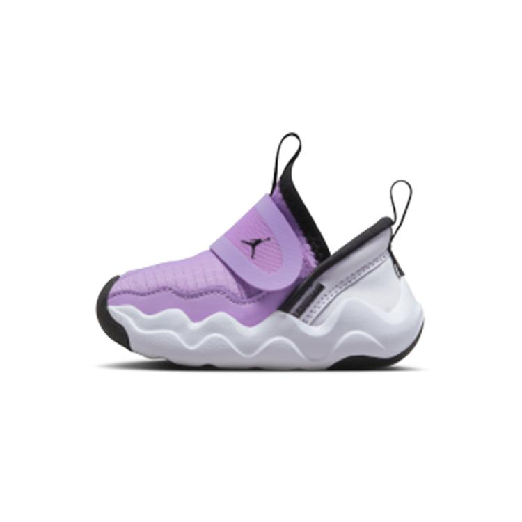 

New Jordan 23/7 Anti Slip Wear Resistant Low Top Toddler Shoes Purple White Infant And Toddler DQ9294-505 21