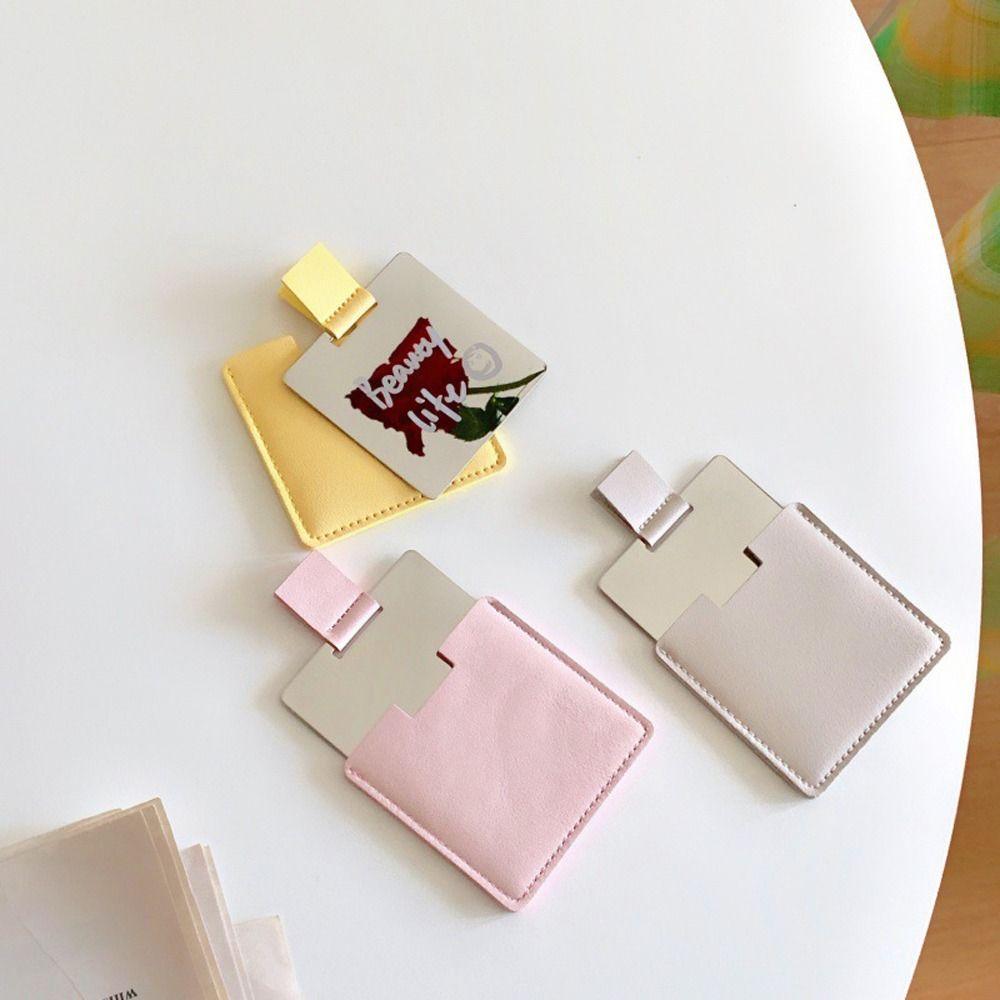 Gift for her No Broken Compact Pocket Mirror Stainless Steel Mirror Makeup Mirror Cosmetic Mirror