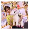 Wnbsiue Rainbow Wing Unicorn Plush Giant Toy Stuffed Animal Doll Fluffy Hair Fly Horse Kids Children 50 cm White Pink