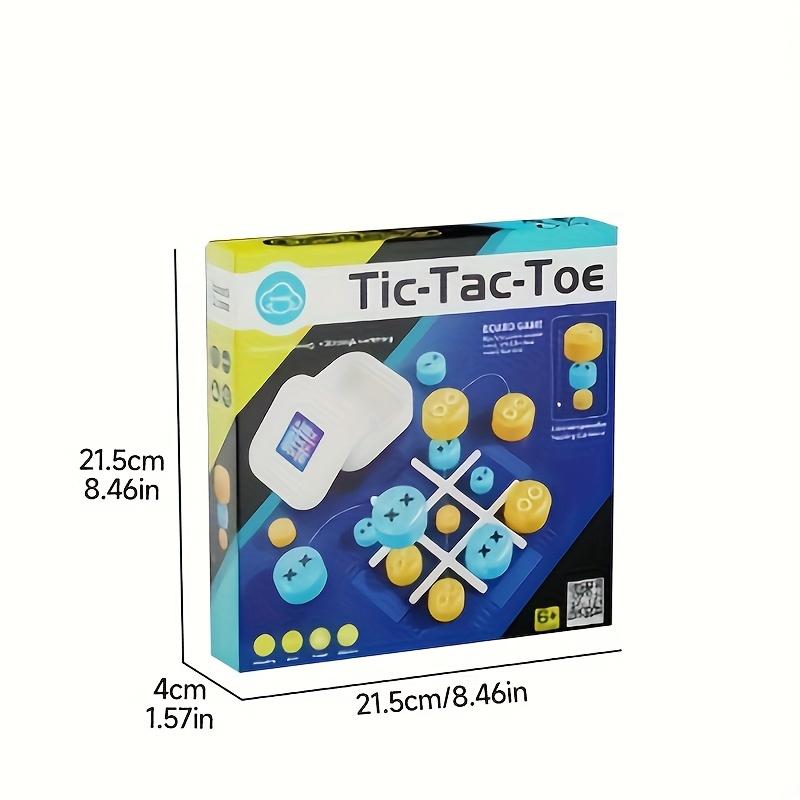 

Compact Tic Tac Toe, Fun Strategy Game, Easy to Carry, Perfect for Travel синій