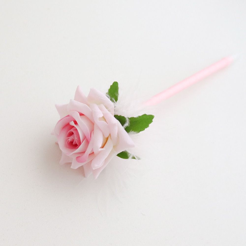 Best Wishes Rose Flower Ballpoint Pen Writing Smoothly Signature Pen Neutral Gel Pens  Office