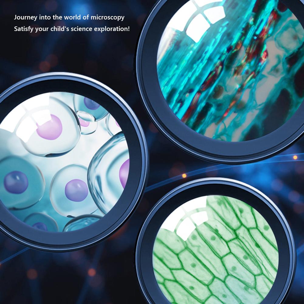 200X-4800X Biological Microscope with Microscope Slides Set for Adults Students Compound Microscope for School Lab Homeschool