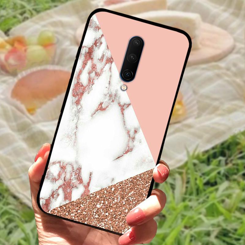 For Oneplus 7 Pro Case Silicon Marble Back Cover Phone Case For Oneplus 7 Pro 7T Pro Bumper For One plus 7 7T Fundas Coque Shell