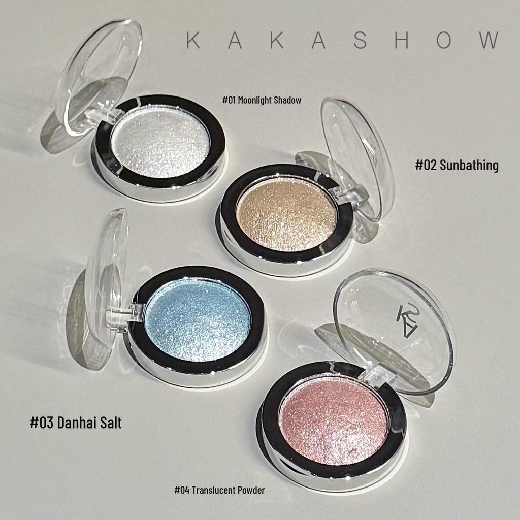 KAKASHOW Water-Forged Luminous Highlighter: Pearlescent, Long-Lasting, Creamy Texture for Eye/Face Brightening