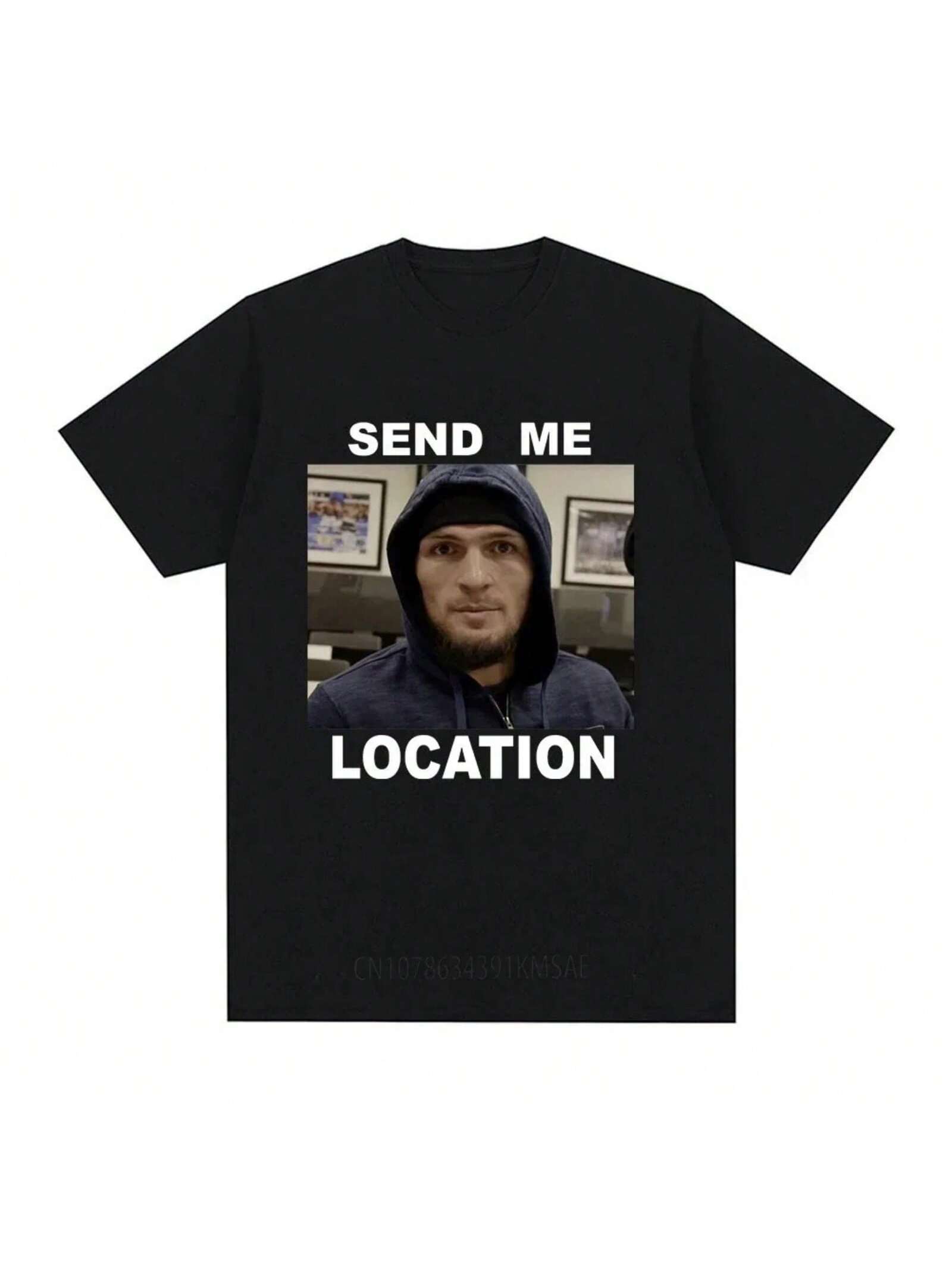 Send Me Location Graphic T Shirt Fashion Harajuku Short Sleeve T Shirts Hip Hop Vintage Oversized Tee Shirt Women s Clothing S разноцветный