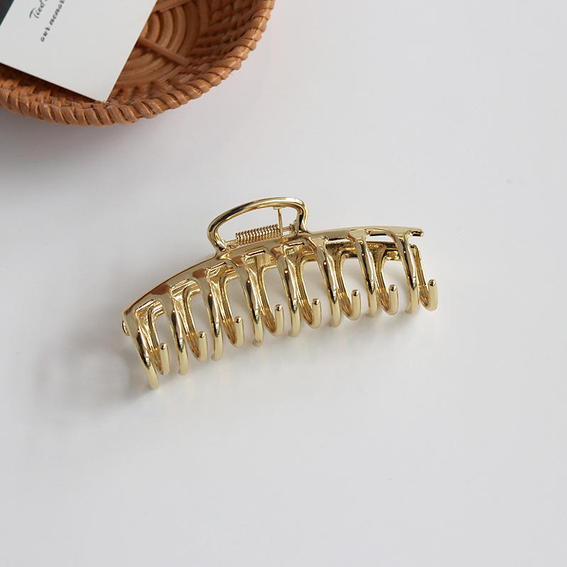 1 Stück Französisch Retro Europäisch und Amerikanisch Metall Große Klammer Haarklammer Temperament, Setzen Sie sich in Szene, um zu greifen