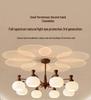 2025 French Mid-Century Luxury Chandelier: Retro American Persimmon Hall Lighting Fixture
