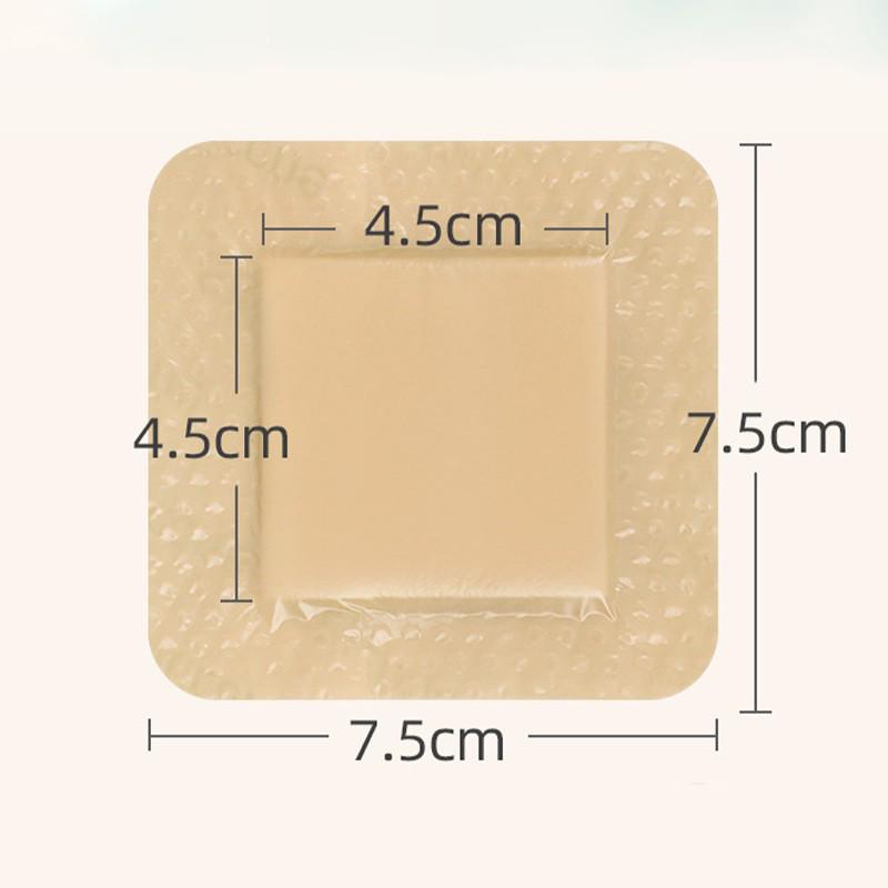 Silicone Gel Foam Dressing for Pressure Ulcer Care - Sterile Polyurethane Foam Patch