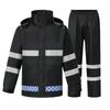 Raincoat Rain Pants Set Full Body Rainstorm Protection Labor Insurance Electric Vehicle Takeaway Riding Reflective Split Raincoat Clothing Wholesale