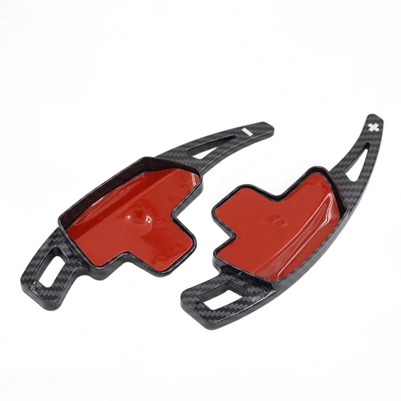 Hot Interior Mouldings 2pcs Carbon Fiber Car Steering Wheel Shift Paddle Shifters Extended For Mercedes Benz E Class W213 2017 2