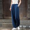2025 Spring/Summer Women's Cotton Linen Slimming Lantern Pants - Sand Washed Loose Fit.
