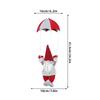 Faceless Parachuting Santa Claus Christmas Decoration for Malls and Stores