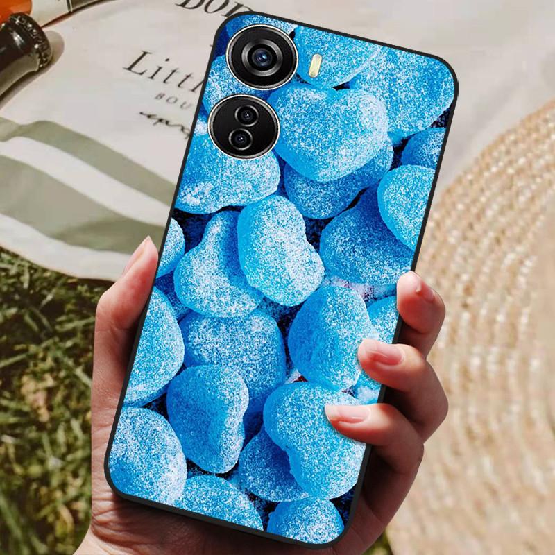 For ZTE Nubia Neo 5G Case 8150N Black Silicone TPU Soft Phone Cover for Coque Nubia Neo 5G Protective Back Shells Cute Fundas