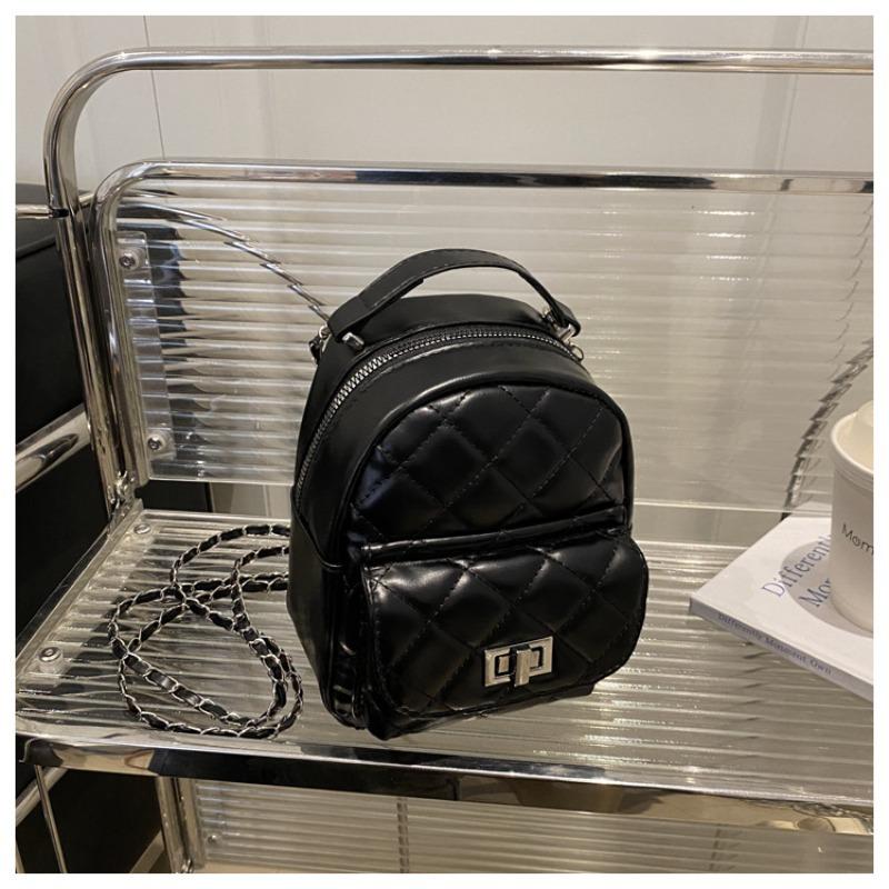 Beautiful Exquisite Backpack Summer New Fashion Simple Solid Color Backpack Shoulder Messenger Bag Women