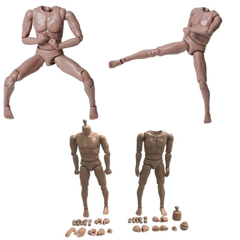 16 Scale Male Nude Body Muscular Mans Action Figure For Tc Dragon Soldier Toy