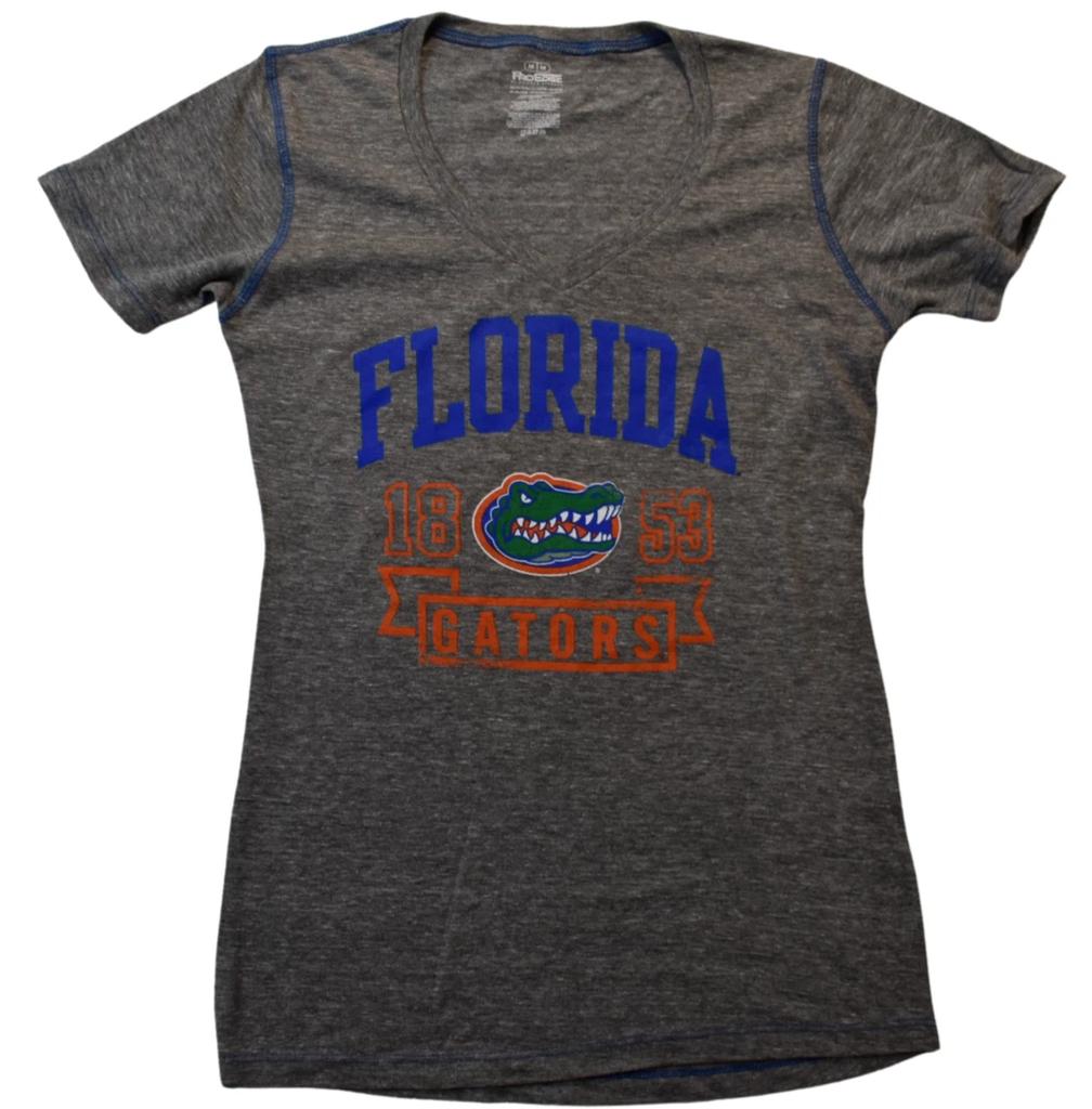 Pro Edge Juniors Florida Gators 1853 Gray Shirt New S, M, L