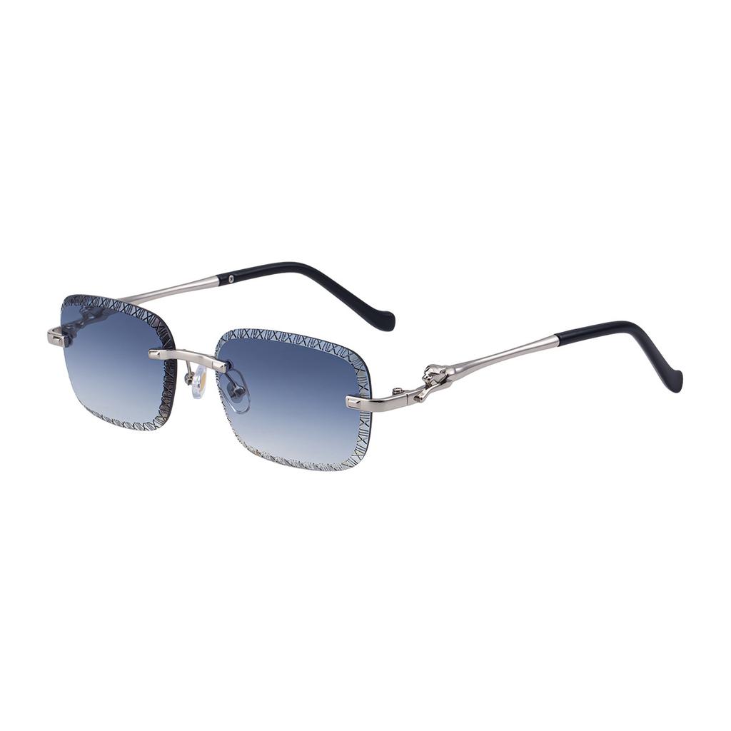JYL TS Men's Rimless - Diamond-Cut Unique Sun-Protective Shades WF-5G328