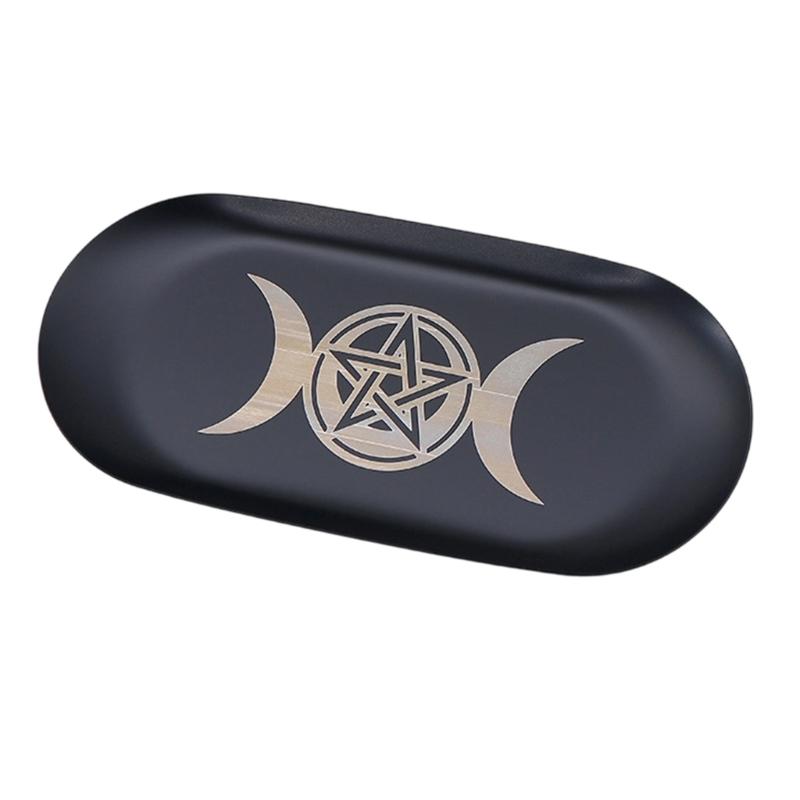 Tarots Candle Holder Board Astrology Candlestick Altars Plate Witchcraft Wiccan Divinations Decors Candle Holder Tray