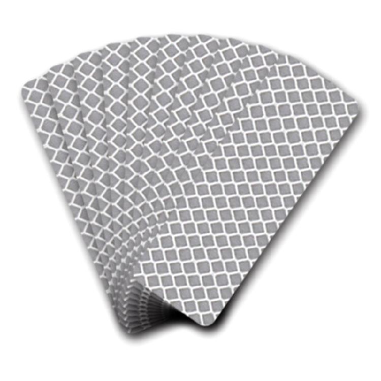 40pcs Adhesive Reflectors Sticker Door Handles Safety Warn Sticker Waterproofed for Road Marking