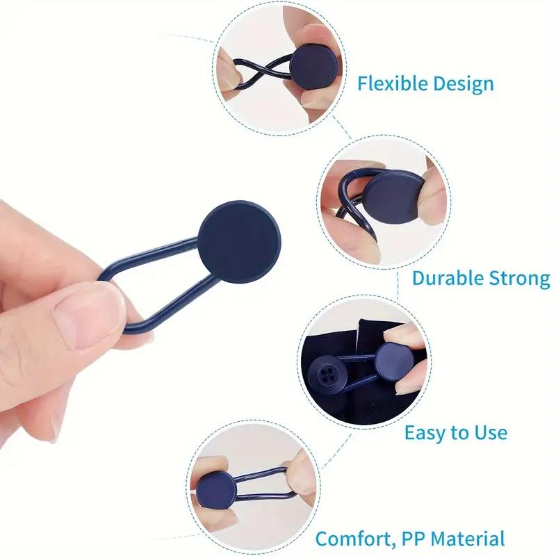 Rozšiřovací knoflíky na kalhoty Flexibilní rozšíření pasu pro džíny Sukně 15mm/18mm