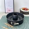 Baking Mold 2 in 1 7 in Chiffon Cake Pan Detachable Bottom with Buckle Cheesecake Mold Non-stick DIY Springform Cake Pan Dessert