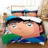 Anime Captain Tsubasa Bed Ensemble Boys Girls Single Size Queen Size Size Bed Cover Pillowcase Bed Kids Adult Fashion Home Use Textileextile