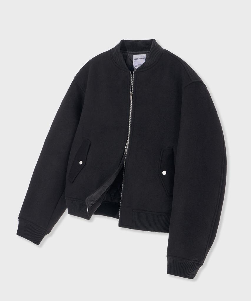 Glw Heavyweight Round Blouson Black