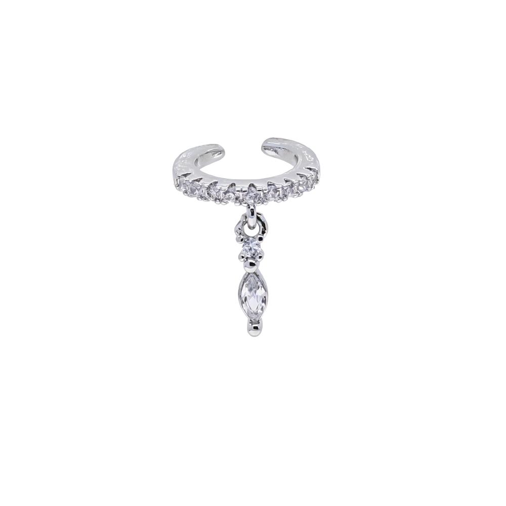 2026 New Various Styles 5A Cubic Zirconia CZ Charm Tassel Chain No Piercing Elegance Women Ear Cuff Clip on Earring