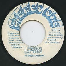 

7inch Record U.U. MADOO CAPTAIN BARKEY Mix Up NONE Stereo One Jamaica Reggae Ska Dub Used