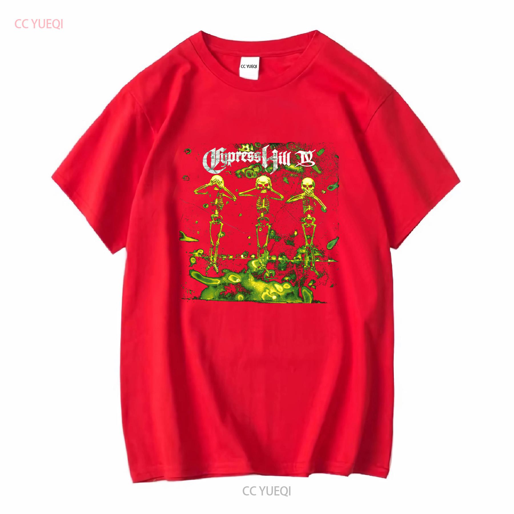 Cypress Hill Band IV Album Adult Cotton T Shirt Full Size S 2345XL BO041 vintage Washed graphic homme Casual designer clothes S