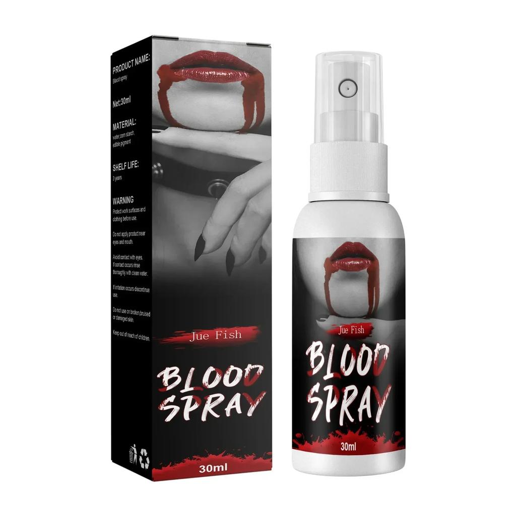 Fake Blood Spray Vivid Effect Real Color Liquid Simulation Blood for Halloween Makeup Zombie Clothes Haunted Houses Monster
