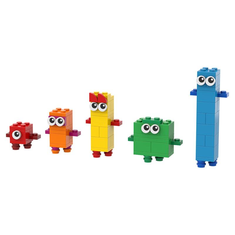 Buildmoc Ideas Number Figure 1 to 10 Creative MOC Building Blocks Kits Toys for Children Kids Gifts Educational Toy 257PCS Brick