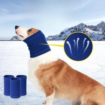 Haustierschal, Anti-Angst und Anti-Donner Beruhigende Kopfbedeckung für Hunde, Geräuschreduzierender und warmer Hundeschal