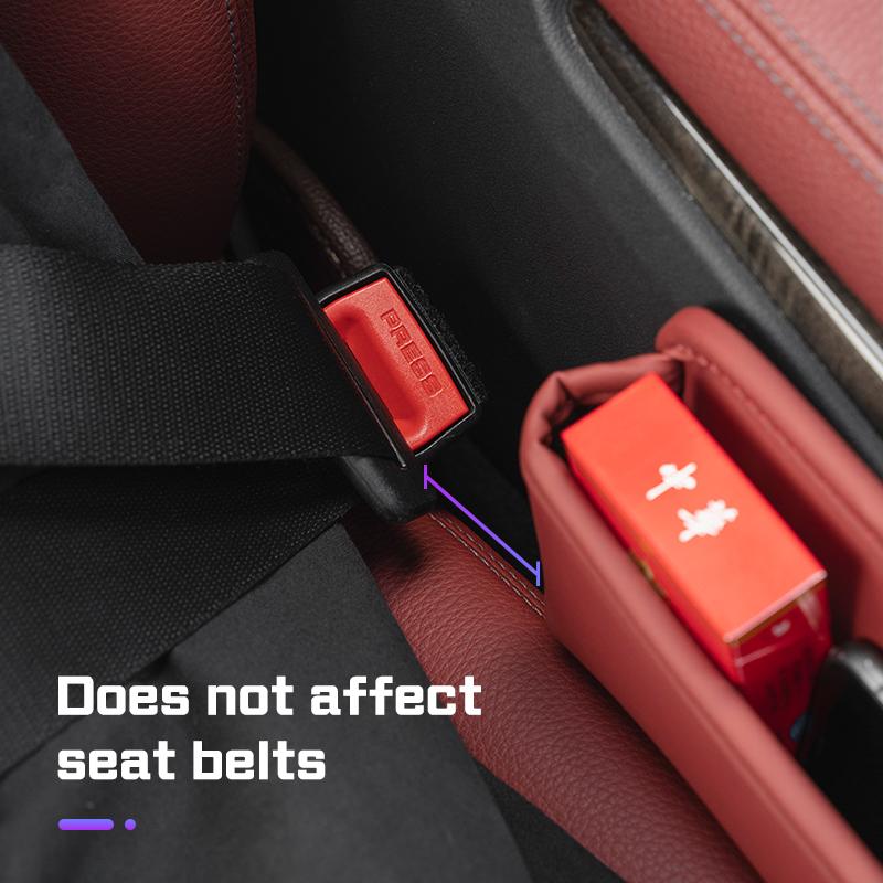 Leather Car Seat Gap Organizer Storage Box Accessories for KIA GTline Sportage Stinger Sorento Ceed Cerato Forte Niro Soul Rio agj032