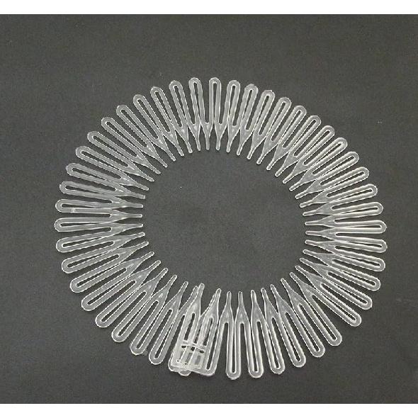 Flexible Headbands Stretch Headband Headbands Women (12 pieces Clear) 12 pieces