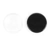 60-pack Small Plastic Jars With Black Lids, Labels Included, 3 Ml Each - RiRi