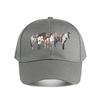 Illustrated Horse Canvas Wall Art Baseball Cap Fashion Unisex Sunhat Womens Outdoor Sports Snapback Cap