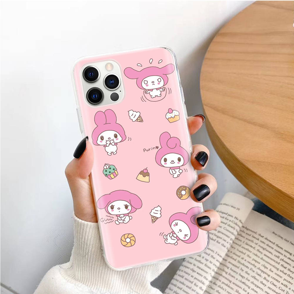 Transparent Case for Samsung A04 A14 A23 M33 M53 Realme 10 9 C35 C55 VIVO X80 Infinix Hot 30 Note 11 Tecno Spark 8P Pro L-2 My Melody