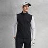 Fila Golf Series Simple Classic Basic Solid Color Sports Training Versatile Comfortable Vest Men Vest Deep-Black A11M615504FBK