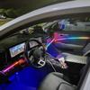 Universal Symphony Car LED Ambient Light 64 RGB Color Car Interior Acrylic Light Guide Decoration Atmosphere Light 18/10/6 In 1