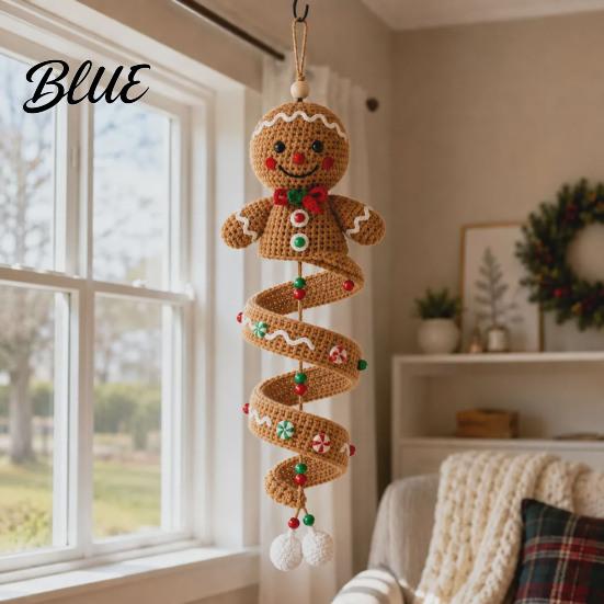 Decorazione Uncinetto Stampa Pipistrello Kit Fai da Te Forma Fantasma/Pinguino/Cervo/Ombretto/Zucca Ornamento Fantasma Sospeso a Spirale Artigianato per Halloween