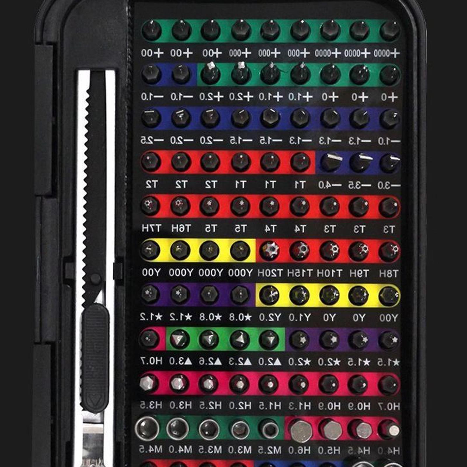

Heavy Duty 131Piece Magnetic Repair Tool Magnetic Screwdriver Kit With Corrosion Resistant Chromium Steel 1