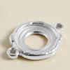 6 Stück Nicht verblassend Oval Quadrat Herz Anhänger Leere Tablett Basis Fassungen DIY Schmuckherstellung Zubehör Edelstahl Anhänger Charm Großhandel