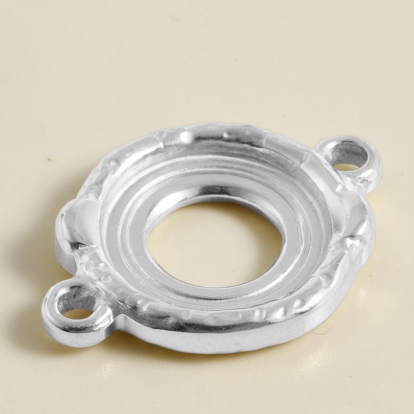 6 Stück Nicht verblassend Oval Quadrat Herz Anhänger Leere Tablett Basis Fassungen DIY Schmuckherstellung Zubehör Edelstahl Anhänger Charm Großhandel