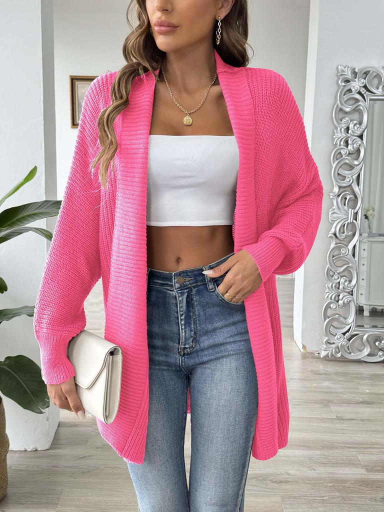 Women's 2025 Autumn/Winter Loose Knit Cardigan – European American Fashion In Multiple Colors