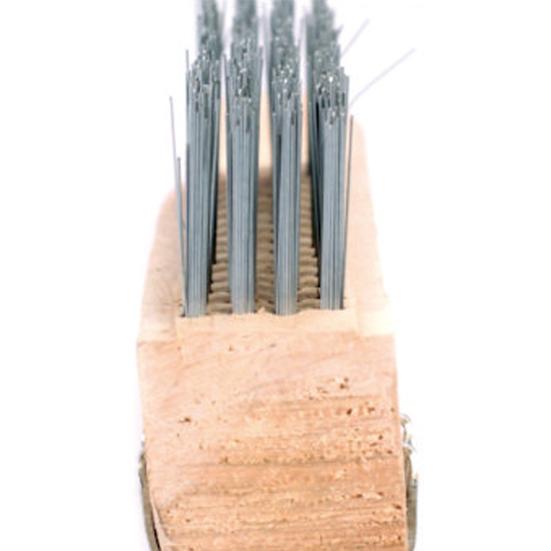Schwerlast Drahtbürste Rostfrei Für Metall Draht-Kratzbürste, 2 Stück, Edelstahl, 22,9 Cm, Mit Ergonomischem Griff Drahtbürste Zum Entrosten Und Reinigen