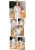 Pure Desire Women's 3-Piece Pajama Set: Long Sleeve, Spring/Autumn Cotton, Padded Camisole, Sexy Homewear