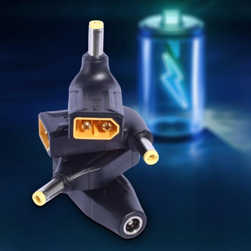 Lightweight XT60 to 5525 Male/Female Charging Adapter Model Aircraft Energy Storage Mobile Power Converter Connector