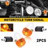 2Pcs Turn Lights Signal Amber For Suzuki Boulevard C50 C109R C90 S 40 50 83